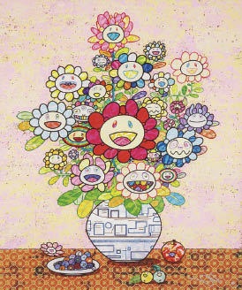 Longing for Zao Wou-Kis Flower Painting ザオウーキーのお花の絵への